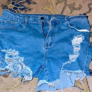 Jean shorts (SHEIN CURVE)